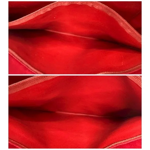 CHANEL Authentic Grand Shopping Tote (GST) in Red Leather — Iconic Shoulder Bag - Picture 9 of 10